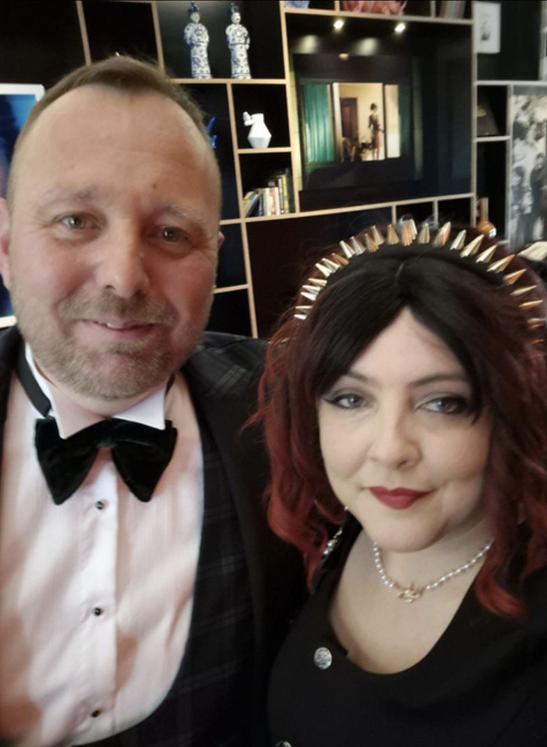 Chris Connor and Carla Lorimer at the Herald Education Awards