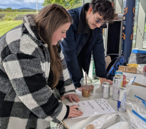 Michelle Reynolds, our in house youth worker, ran an activity to showcase just how much sugar is in energy drinks!
